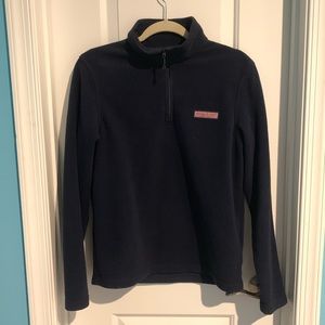 Vineyard Vines Quarterzip- Navy Blue